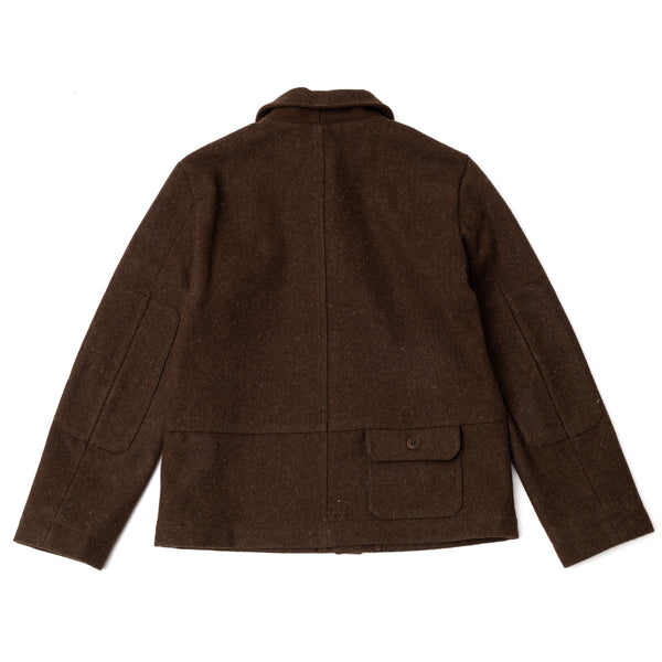 Veste "LA BESOGNE" Laine burel Marron