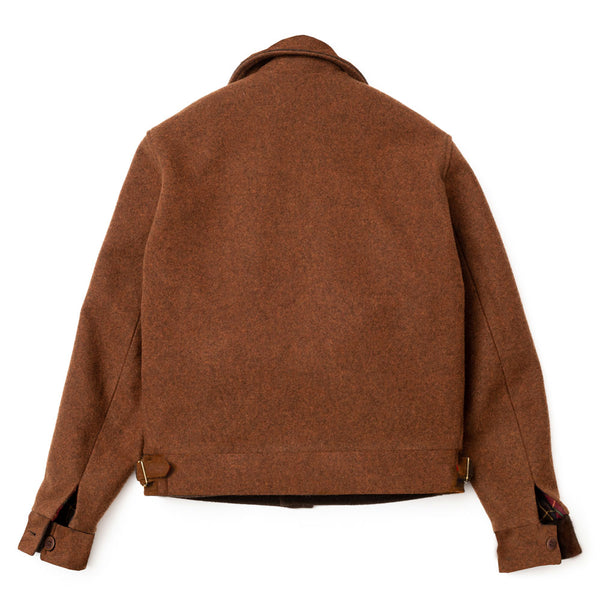 Blouson "Bootlegger" laine burel  rust