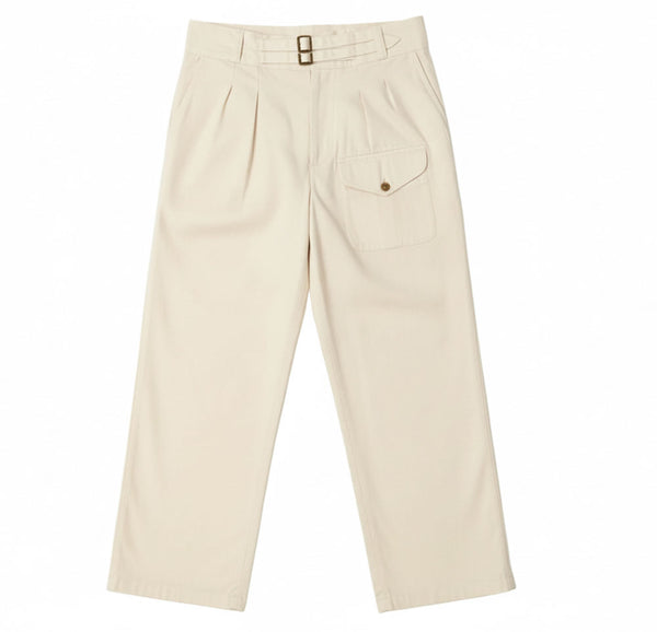 "Jungle" pants HBT ecru