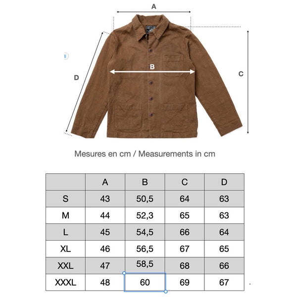 Veste "LA BESOGNE" Hickory