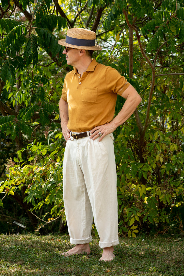 Pantalon "Swing" Herringbone