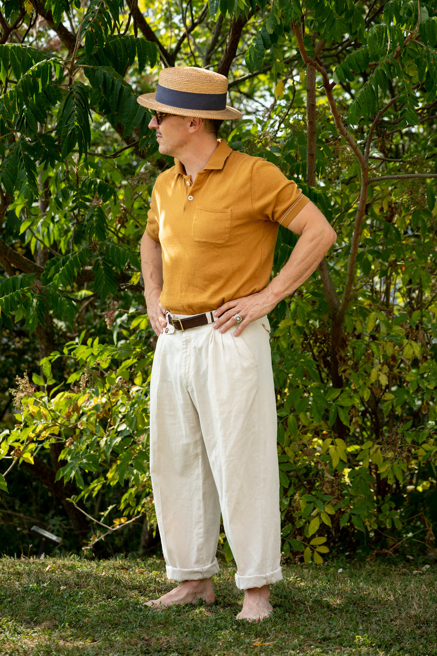Pantalon "Bayou" Naturel