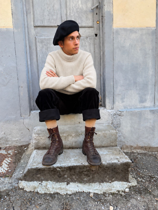 beret "CAMPAN" laine noir
