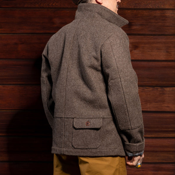 Veste "LA BESOGNE" Laine burel Gris