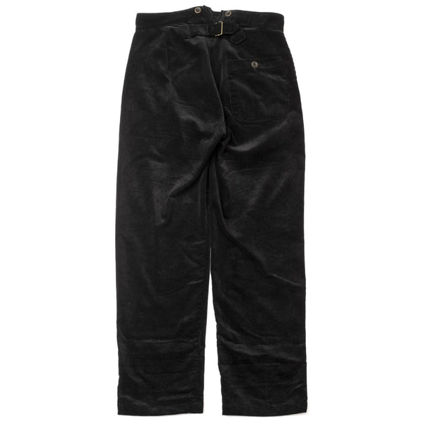 PANTALON "MANARD" VELOURS noir