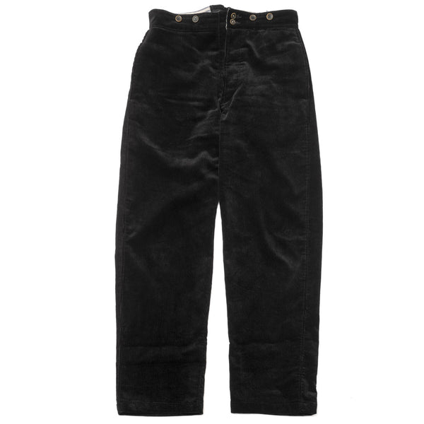 PANTALON "MANARD" VELOURS noir