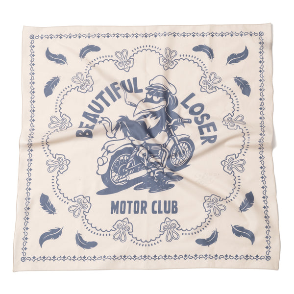 Foulard en coton "BEAUTIFUL LOSER" ecru