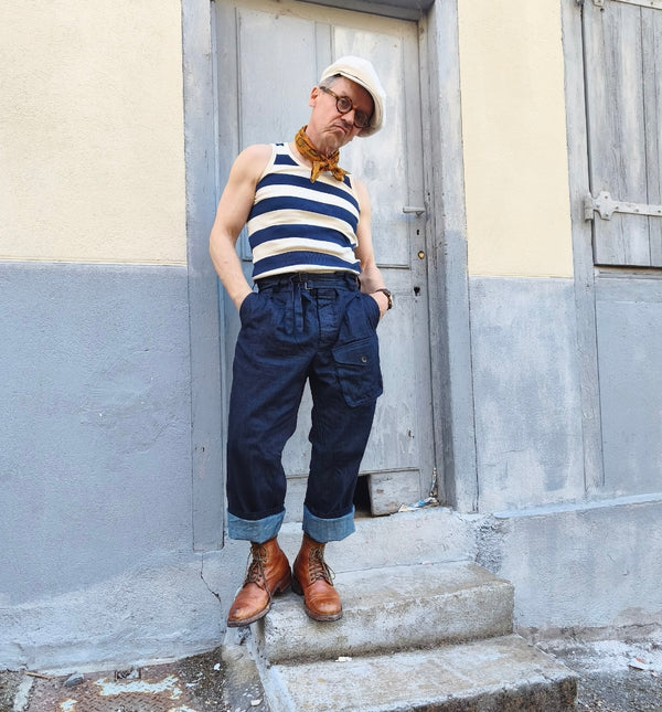 "Jungle" pants 8oz denim