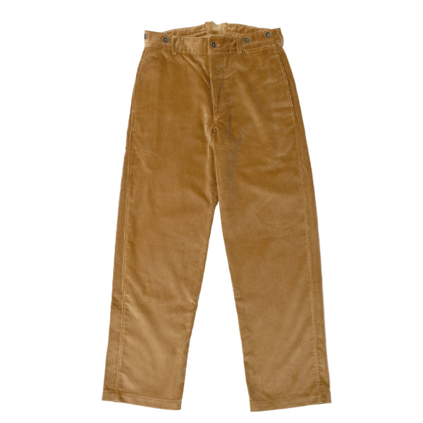 PANTALON "MANARD" VELOURS Gold