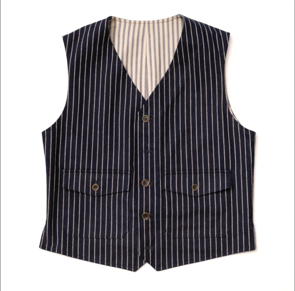 Gilet "L'ELEGANT" indigo