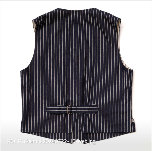 Gilet "L'ELEGANT" indigo