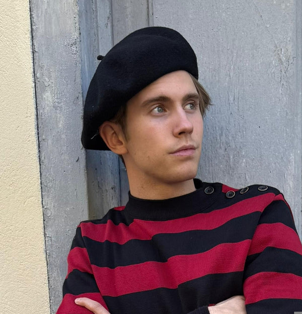 beret "CAMPAN" laine noir