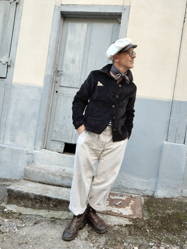 Veste "La Besogne" Velours noir