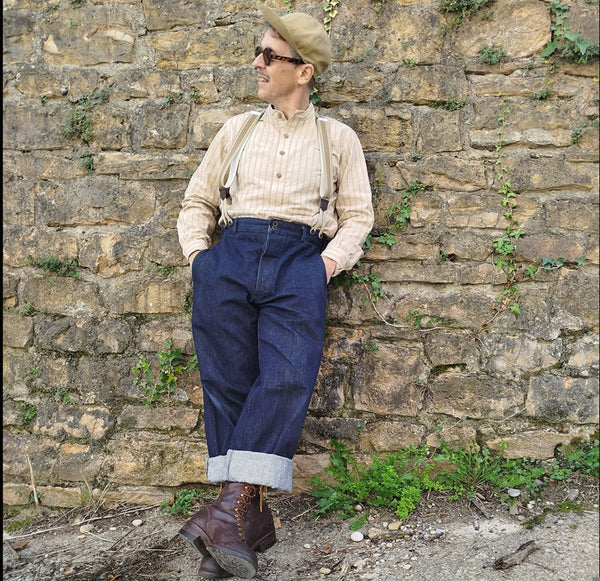 Chemise "Farmer" seersucker