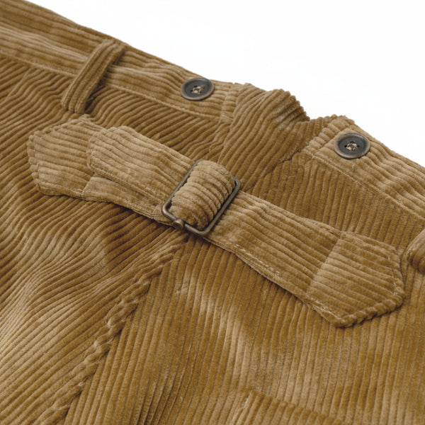 PANTALON "MANARD" VELOURS Gold