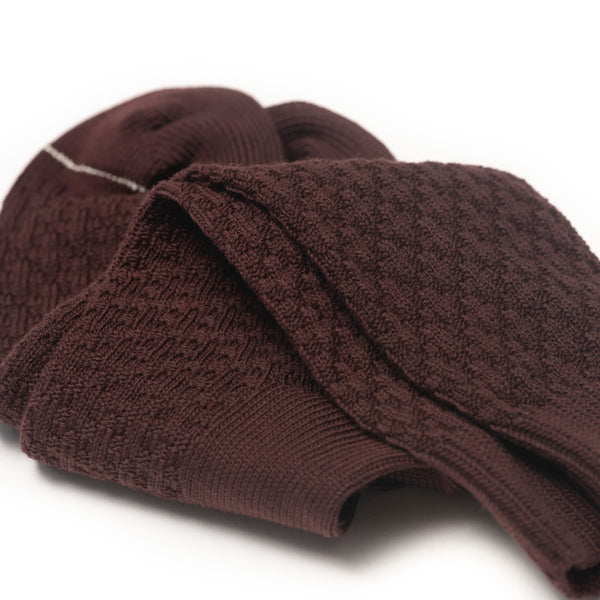 Chaussettes "COCOON" burgundy