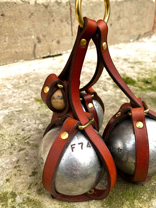 Porte boules de pétanque "La triplette"