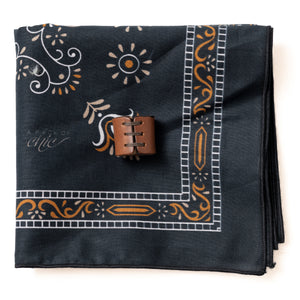 Foulard en Coton "GIPSY" Noir