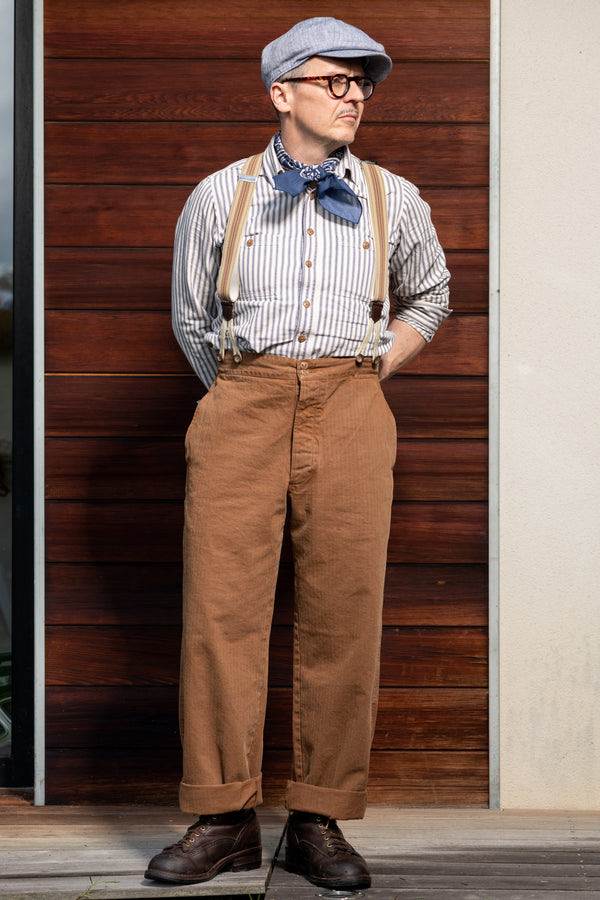 Pantalon de travail HBT "Le Manard" Japanese HBT