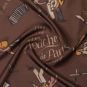 Carré de soie "APACHES" 