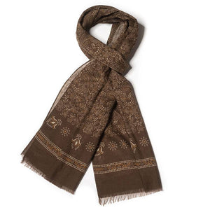 Echarpe  Etamine Laine soie  "Gipsy"