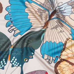 CARRE DE SOIE "L'EFFET PAPILLON"