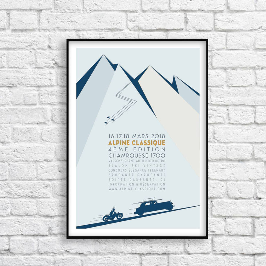 Affiche "ALPINE CLASSIQUE 2018"