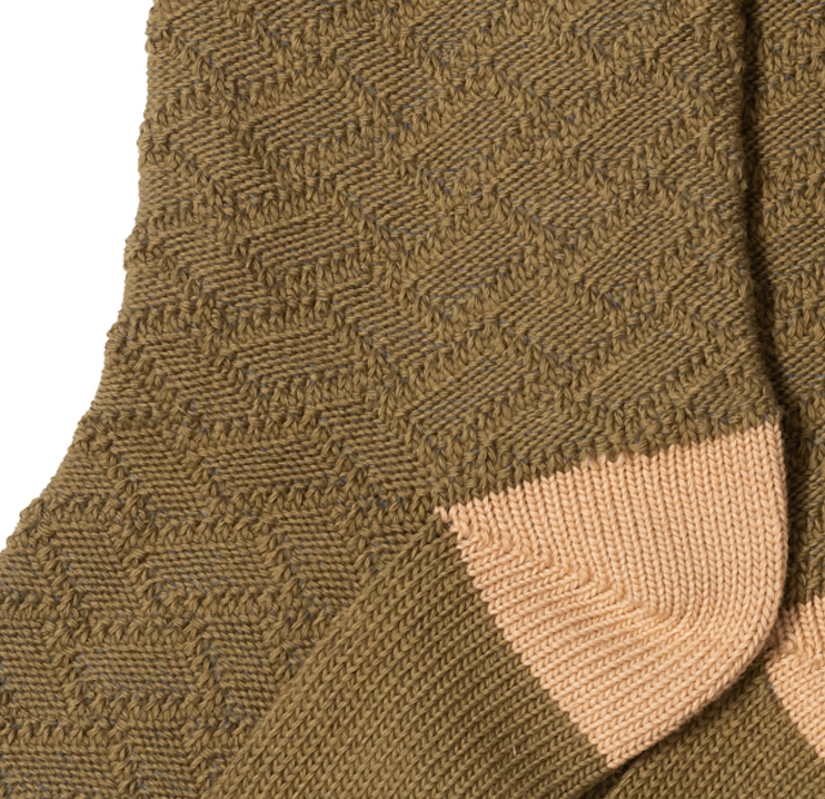 Chaussettes "COCOON" kaki