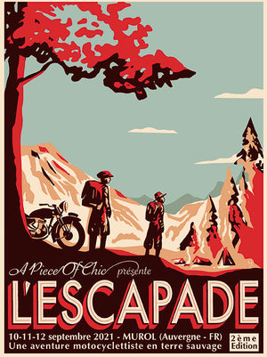 Affiche "ESCAPADE 2021"