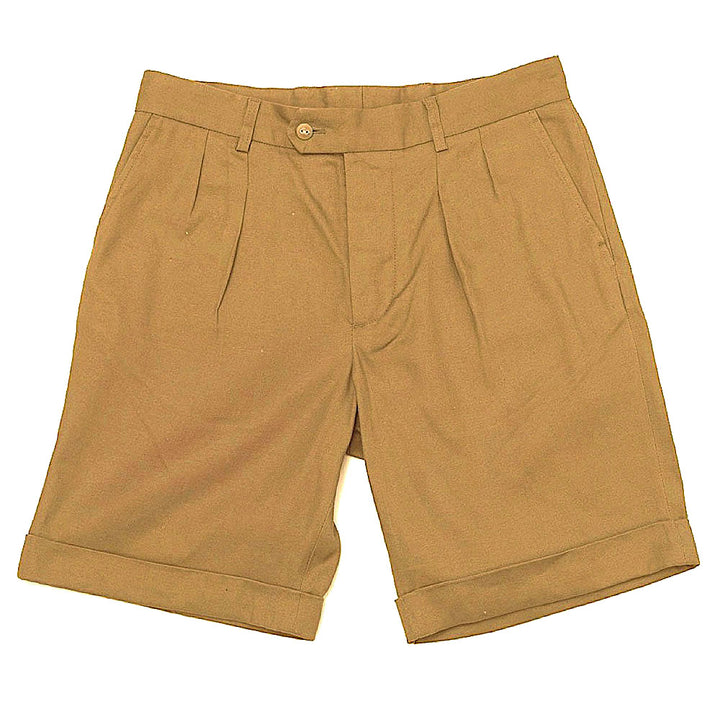 SHORT "SAVANNAH" LIN JAPONAIS OCRE