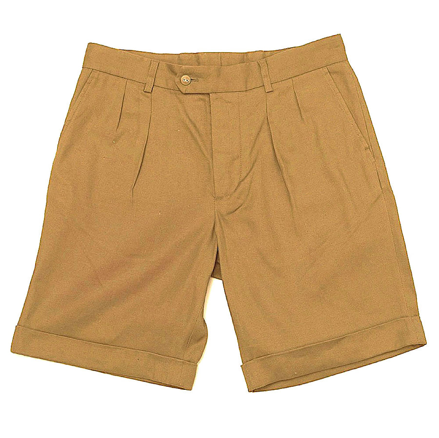 SHORT "SAVANNAH" LIN JAPONAIS OCRE