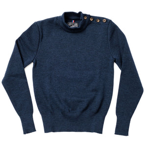 Pull "Mariner" bleu denim